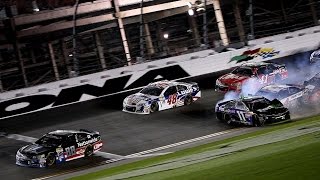 Ride along with drivers during Daytona wreck [upl. by Bara]