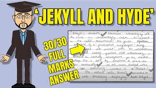 100 Full Marks Real Literature Exam Answer 5 Jekyll and Hyde [upl. by Petersen]