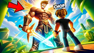 ROBLOX CHOP AND FROSTY FIGHT SWORD FIGHTS TO THE END [upl. by Chitkara]