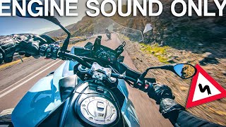 A gentle cruise with the BMW S 1000 XR sound RAW Onboard [upl. by Perkin471]