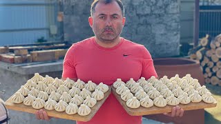 HOMEMADE TRADITIONAL CAUCASUS KHINKALI [upl. by Aineval]