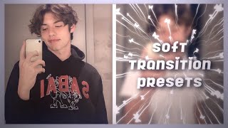 SOFT TRANSITION PRESETS ON ALIGHT MOTION [upl. by Lelia70]