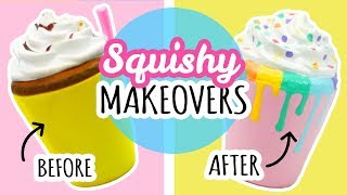 5 Squishy Makeovers  ReDecorating Cheap Squishies [upl. by Nemaj]