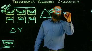 Delta to WYE Transformer Calculations [upl. by Marduk844]