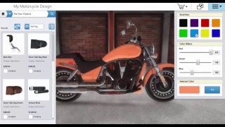 Interactive Motorcycle 3D Designer and Configurator Software for Manufacturers [upl. by Eugatnom]