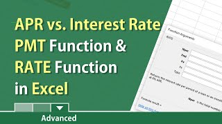 APR vs Interest Rate by Chris Menard [upl. by Cadel501]