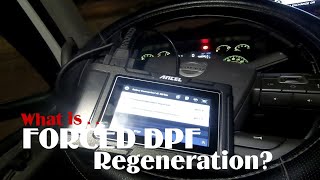 DPF Forced Regeneration  Scan Tools Ancel [upl. by Weaks]