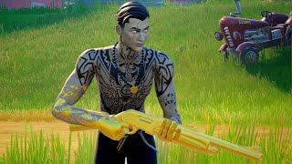 Midsummer Midas skin gameplay in Fortnite [upl. by Noemys]