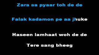 Tu Itni Khoobsurat Hai KaraokeHigh Quality Video Lyrics [upl. by Nywra]