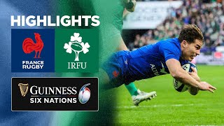 France v Ireland  Match Highlights  2022 Guinness Six Nations [upl. by Heidi]