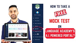 How to take a FREE Scored Mock Test Online  Language Academy PTE NAATI amp IELTS Online Classes [upl. by Kurtz]