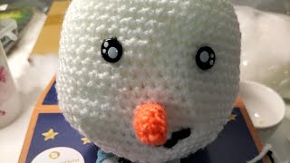 🌟☃️⛄VIDEO 3 LA TETE DU BONHOMME DE NEIGE ☃️☃️✨amigurumiscrochet amigurumiaction [upl. by Nadaha215]