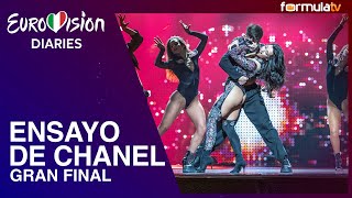 ENSAYO de CHANEL España para la GRAN FINAL de Eurovisión 2022 [upl. by Porta]