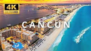 Cancun Mexico 🇲🇽 in 4K 60FPS ULTRA HD Video by Drone [upl. by Renzo]