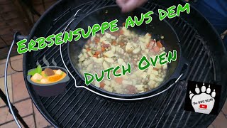 Erbsensuppe aus dem Dutch OvenErbseneintopf 42 [upl. by Hoopes85]