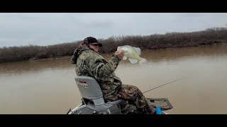 Pulling crankbaits for giant Mississippi crappie Sardis Lake [upl. by Aamsa747]