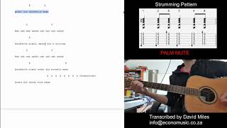 Ricus Nel Adam Tas Bok van Blerk Refentse  Hardekole  Guitar Tutorial 🎸  TABS  Guitar Cover [upl. by Cattan495]