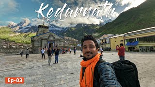 Kedarnath Yatra Sonprayag to Kedarnath Temple 16km Trekking  Kedarnath Yatra Ep03 [upl. by Naut]