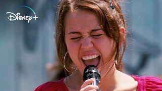 Miley Cyrus  The Climb From Hannah Montana The Movie 4k [upl. by Ynamreg123]