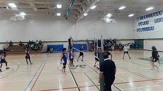 AAA JV Boys Volleyball Provincials St Maurice vs Neelin [upl. by Nnaeel]