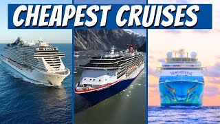 The Cheapest Cruise Lines Ranked From Best To Worst [upl. by Nnyleuqaj325]