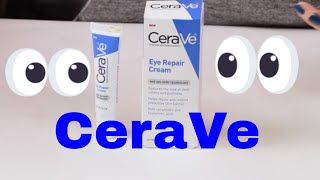 CeraVe 👁👁 Eye Repair Cream Review amp How to Use [upl. by Ainoz]