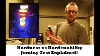 Hardness vs Hardenability Jominy Test Explained [upl. by Icam]