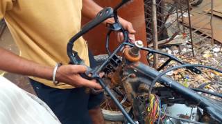 how to install pulsar 220 fairing pulsar 150180  bullet singh boisar Part 01 [upl. by Ardis686]