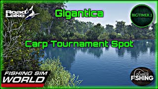 Gigantica Road Lake  Carp Tournament Spot  Fishing Sim World 🎣 [upl. by Madonia]