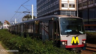 RET Metro Type T amp SG3 nabij Rotterdam Alexander richting Schiedam Centrum amp Nesselande [upl. by Ailliw]