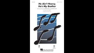 He Aint Heavy Hes My Brother SATB Choir  Arranged by Mac Huff [upl. by Ahsitra727]