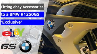 Fitting Ebay Accessories to a BMW R1250GS Exclusive [upl. by Thamos581]