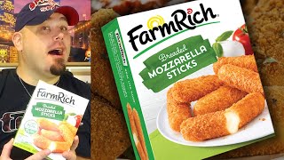 Farm Rich Breaded Mozzarella Sticks Review [upl. by Westberg]