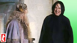 Alan Rickman On The Set Of Harry Potter [upl. by Enelia]