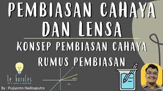 Pembiasan dan Lensa 1  Pembiasan Cahaya Hukum Snellius Indeks Bias  Fisika SMP [upl. by Slrahc268]