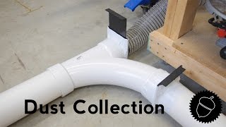 How to Setup a Dust Collection System  PVC Pipe [upl. by Haianeb976]