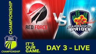 🔴 LIVE Trinidad amp Tobago v Barbados  Day 3  West Indies Championship  Friday 24th March 2023 [upl. by Haland38]