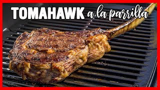 Cómo cocinar Tomahawk Steak a la PARRILLA ¿El mejor corte de carne [upl. by Dnalevets]