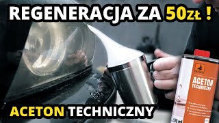 REGENERACJA LAMP ACETONEM  HIT czy KIT [upl. by Aciram]