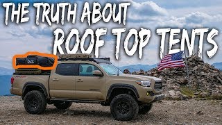 The TRUTH about ROOFTOP TENT Camping  watch before you buy pros and cons Tacoma Overland [upl. by Rodama676]