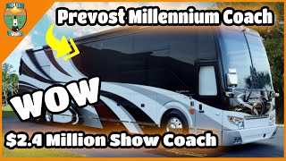 Would You Want This 24 Million Luxury Custom Prevost Coach [upl. by Oberheim185]