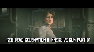 Red Dead Redemption II  Immersive run part 51 no HUD free aim no commentary CC [upl. by Ylle554]