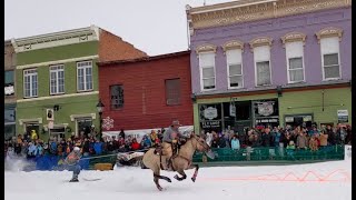 Skijoring 2023 Leadville Colorado [upl. by Silrac]