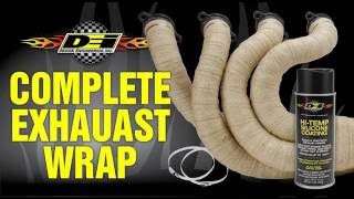 Exhaust Wrap in three easy steps [upl. by Sosthina]