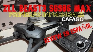 ZLL BEAST3 SG906 MAX NUEVO REY CALIDADPRECIO 🏆 REVIEW en ESPAÑOL 💥 GIMBAL EIS DETECCIÓN LASER [upl. by Anegroeg660]