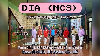 DIA NCS  Line Dance  Choreo Koesnadi N INA  June 2024  Demo by GU Studio Bandung INA [upl. by Newell]