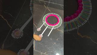 Flower Wall Hanging Craft short youtubeshort reel viral trending diycrafts wallhanging [upl. by Eednarb158]