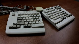 IBM Model M15 Adjustable Keyboard review buckling springs [upl. by Anali21]