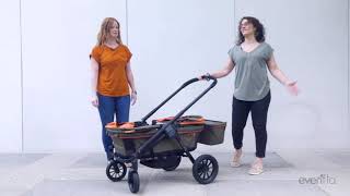 Evenflo Pivot Xplore™ AllTerrain Stroller Wagon  How To amp Demo [upl. by Matthus]