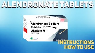 Alendronate tablets how to use Mechanism of action Uses Dosage Side Effects [upl. by Suhploda]